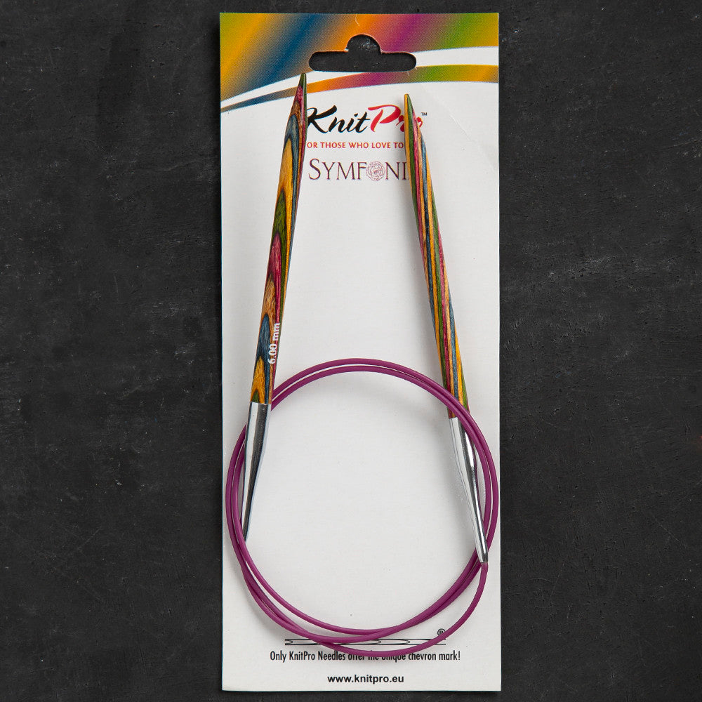 Knitpro Symfonie 6 Mm 80 Cm Misinalı Şiş - 21341